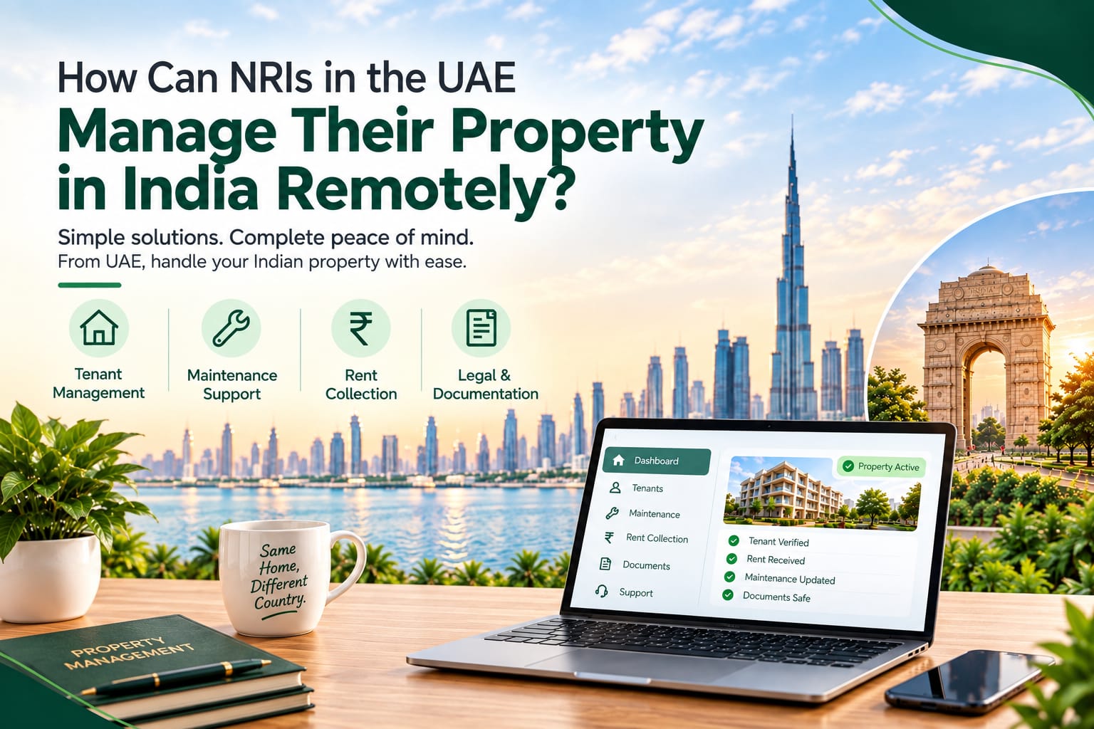 How Can NRIs in the UAE Manage Their Property in India Remotely?